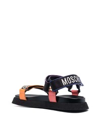Moschino Logo Strappy Platform Sandals