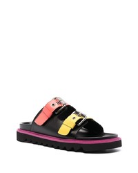 Moschino Open Toe Buckled Sandals