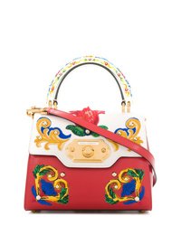 Dolce & Gabbana Welcome Majolica Embroidered Tote Bag
