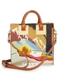 Sophie Hulme Albion Printed Leather Box Tote