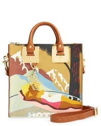 Sophie Hulme Albion Printed Leather Box Tote