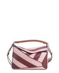 Loewe Small Puzzle Rugby Srtripe Leather Bag