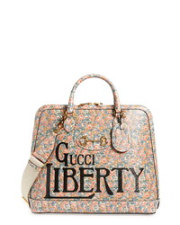 Gucci X Liberty London 1955 Horsebit Floral Leather Bag