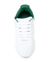 Alexander McQueen Two Tone Lace Up Sneakers
