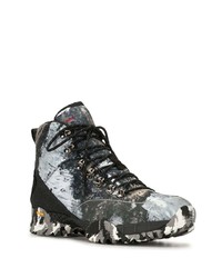 Roa Graphic Print Lace Up Boots