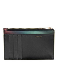 Paul Smith Green And Red Gradient Zip Pouch