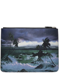 Givenchy Multicolor Blue Hawaii Pouch