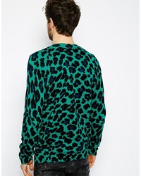 Asos Leopard Print Sweater