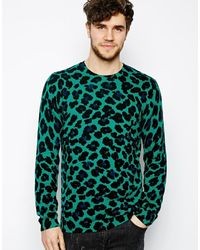 Asos Leopard Print Sweater
