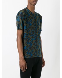 DSQUARED2 Blurred Leopard Print T Shirt