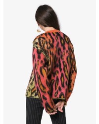 Stella McCartney Leopard Print Mohair Jumper