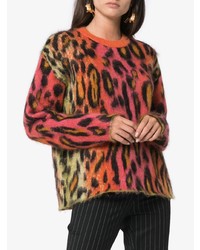 Stella McCartney Leopard Print Mohair Jumper