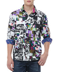 Multi colored Long Sleeve Shirt