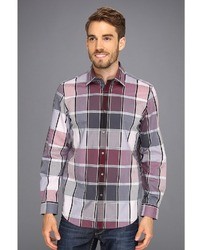 Report Collection Ls Jacquard Check Button Up Apparel