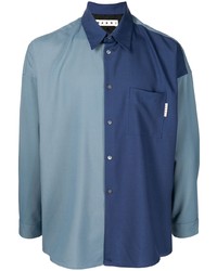 Marni Two Tone Long Sleeve Shirt