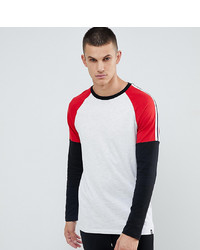 Burton Menswear Big T Sleeve Top In Red
