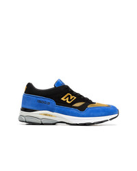 New Balance Blue And Black 15009 Suede Sneakers