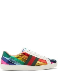 Gucci New Ace Low Top Leather Trainers