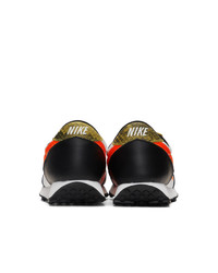 Nike White And Orange Daybreak Qs Low Sneakers