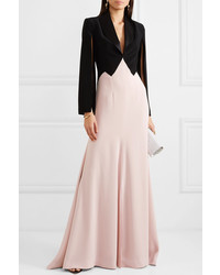 Alexis Mabille Two Tone Med Crepe Gown