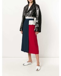 Rokh Colourblock Midi Skirt
