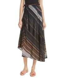 Apiece Apart Turkanna Stripe Midi Skirt