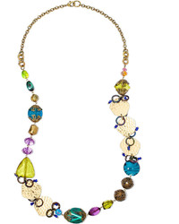 Aris By Treska Venice Multicolor Bead Shaky Necklace