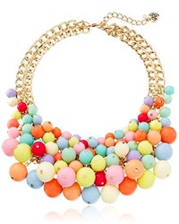 Betsey Johnson Runway Multi Colored Shaky Bead Necklace