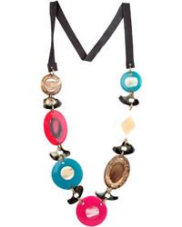 Adina Fine Jewelry Designs By Multicolor Disc Shell Necklace