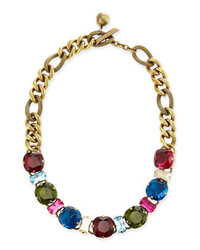 Lanvin Multicolor Crystal Necklace