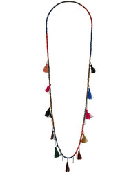 Wallis Multi Coloured Tassel Necklace