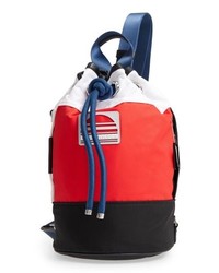 Multi colored Nylon Backpack