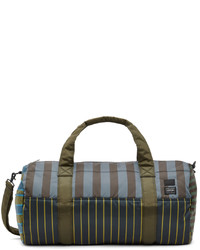 Multi colored Nylon Duffle Bag