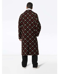 Gucci Double Breasted Logo Wool Coat