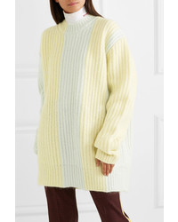 Calvin Klein 205W39nyc Striped Ribbed Sweater