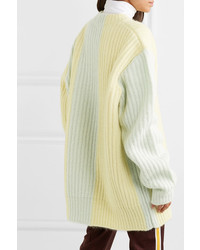 Calvin Klein 205W39nyc Striped Ribbed Sweater