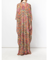 Etro Paisley Print Kaftan Dress