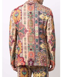 Etro Paisley Print Linen Jacket