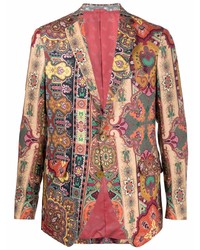 Etro Paisley Print Linen Jacket