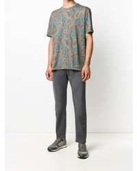 Etro Paisley Print T Shirt