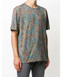 Etro Paisley Print T Shirt