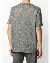 Etro Paisley Print T Shirt