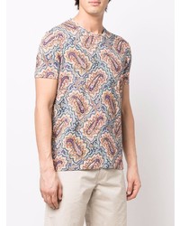 Etro Paisley Print T Shirt