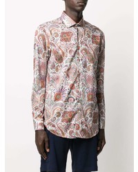 Etro Cotton Paisley Print Shirt