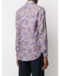 Etro Floral Pattern Linen Shirt