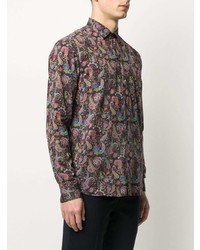 Etro Paisley And Floral Print Shirt