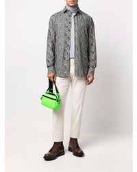 Etro Paisley Print Long Sleeve Shirt