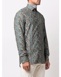 Etro Paisley Print Long Sleeve Shirt