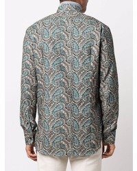 Etro Paisley Print Long Sleeve Shirt