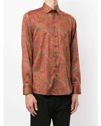 Etro Paisley Print Long Sleeved Shirt